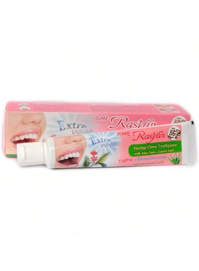 Rasyan Herbal Clove Toothpaste with Aloe Vera &Guava Leaf-100g - Image 5