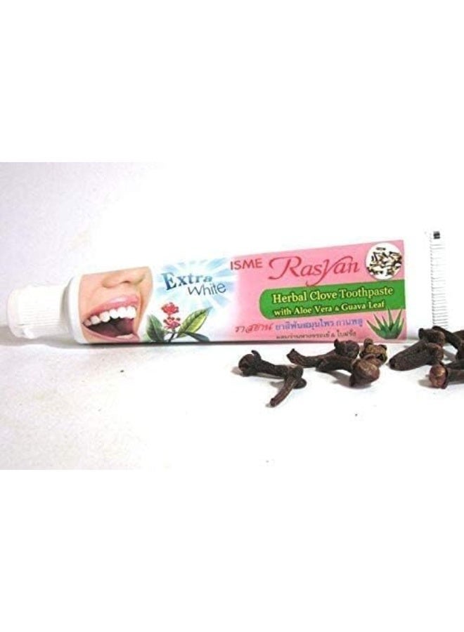 Rasyan Herbal Clove Toothpaste with Aloe Vera &Guava Leaf-100g - Image 3
