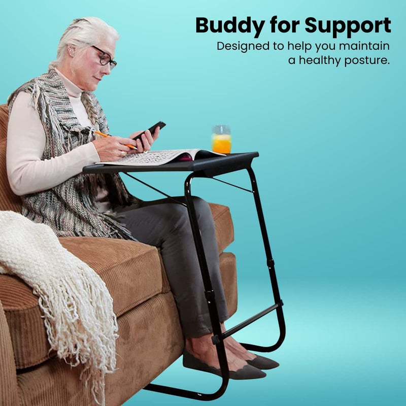 Portronics My Buddy F Multipurpose Movable Adjustable Laptop TableBlack - Image 3