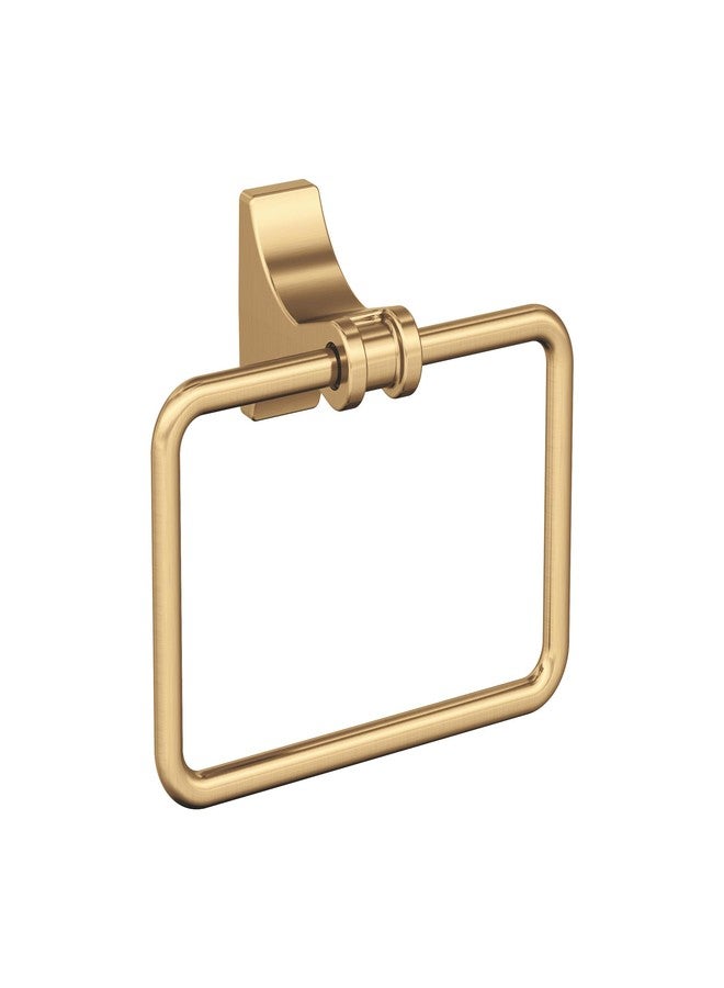 Amerock Champagne Bronze Towel Ring - 5-1/4 in Length - Hand Towel Holder for Bathroom or Kitchen - Image 1