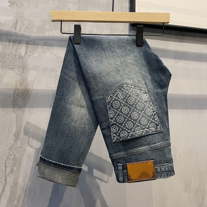Unisex Classic Denim Jeans Loose Fit Daily Outdoor Wear - Image 3