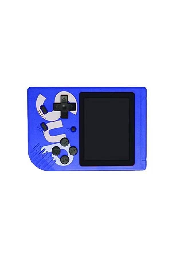 SUP Retro 8-Bit Handheld Game Console with 3.0-Inch Display and Built-in Classic Games, Blue - Image 1