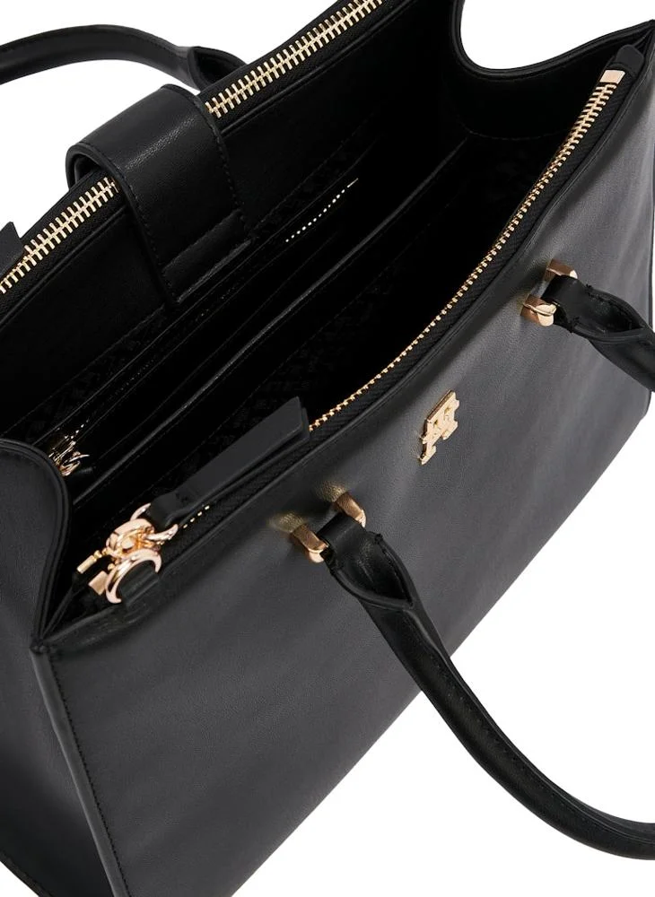TOMMY HILFIGER Logo Detail Zip Over Tote
