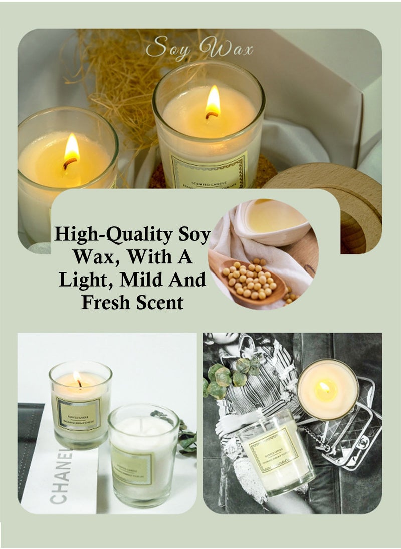XnYao Lavender Scented Candles for Women，Soy Candles for Home Scented, Birthday Gifts Candle for Women Mom  - Image 2