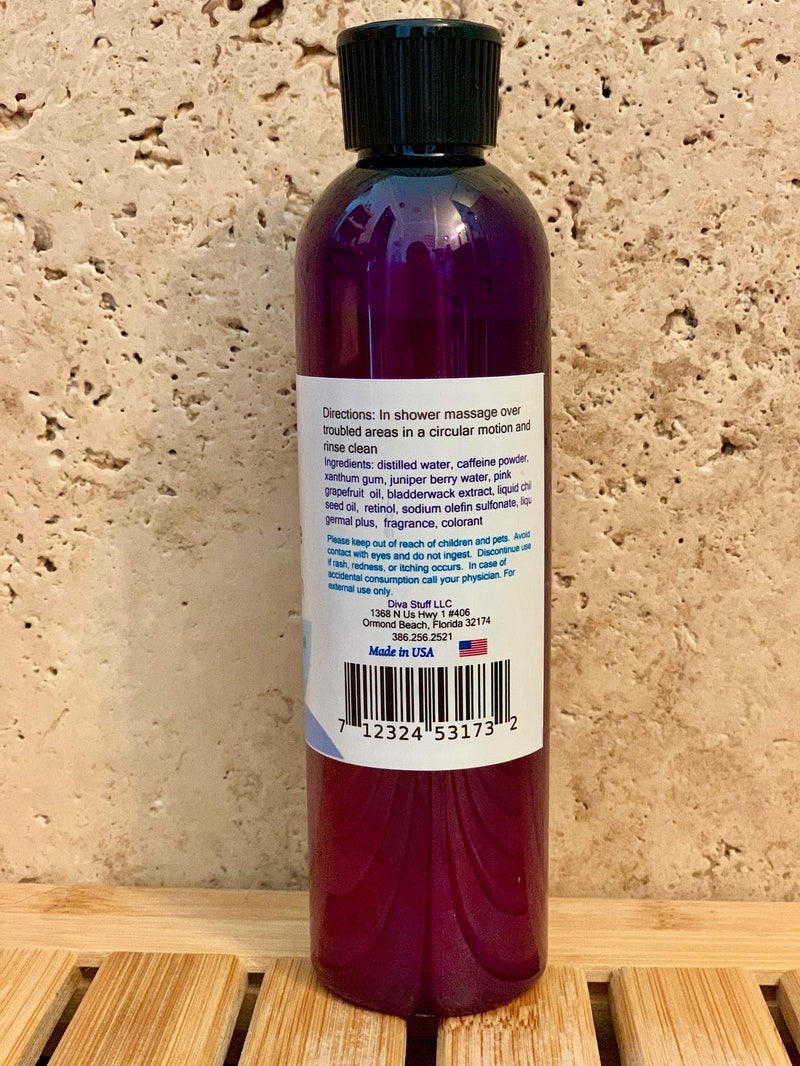 Diva Stuff Anti Cellulite Body Wash, Orange Cream Scent, With Retinol and Caffeine, By Diva Stuff - Image 1