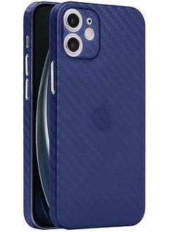 E Plus P Plastic Carbon Fiber Design Cover For Iphone 11 Blue