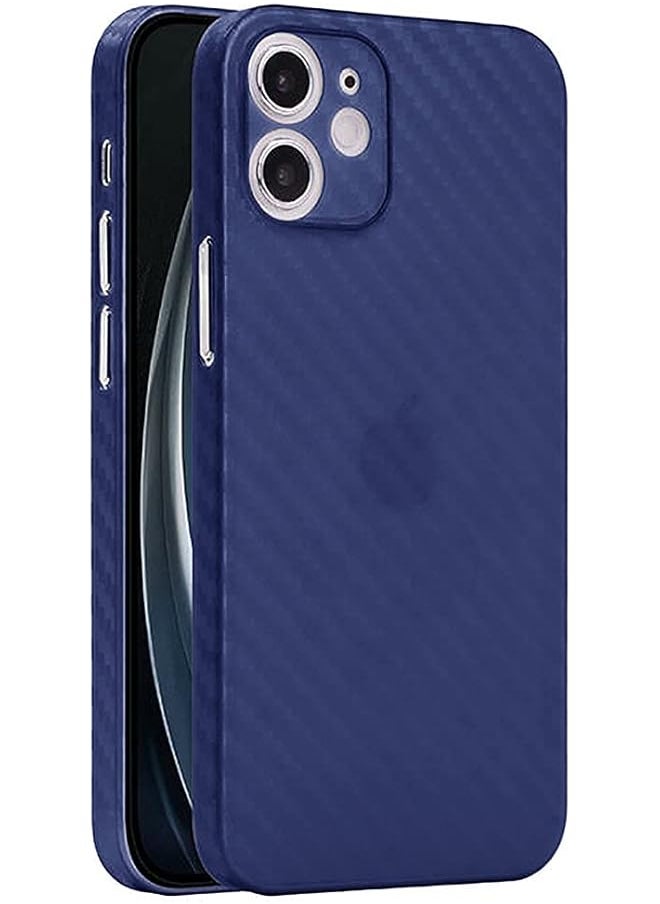 erorex - E Plus P Plastic Carbon Fiber Design Cover For Iphone 11 Blue - Image 1
