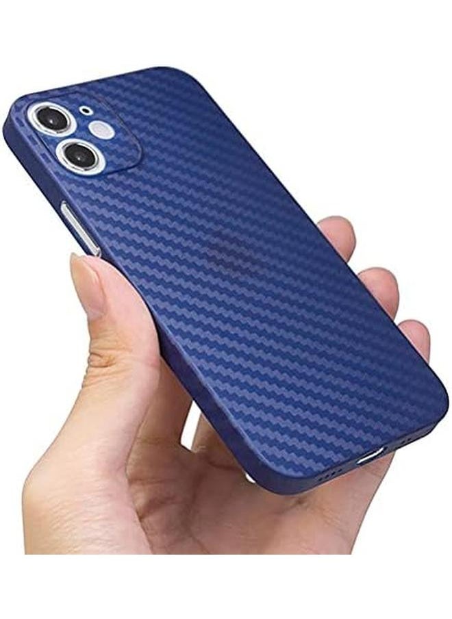 erorex - E Plus P Plastic Carbon Fiber Design Cover For Iphone 11 Blue - Image 1