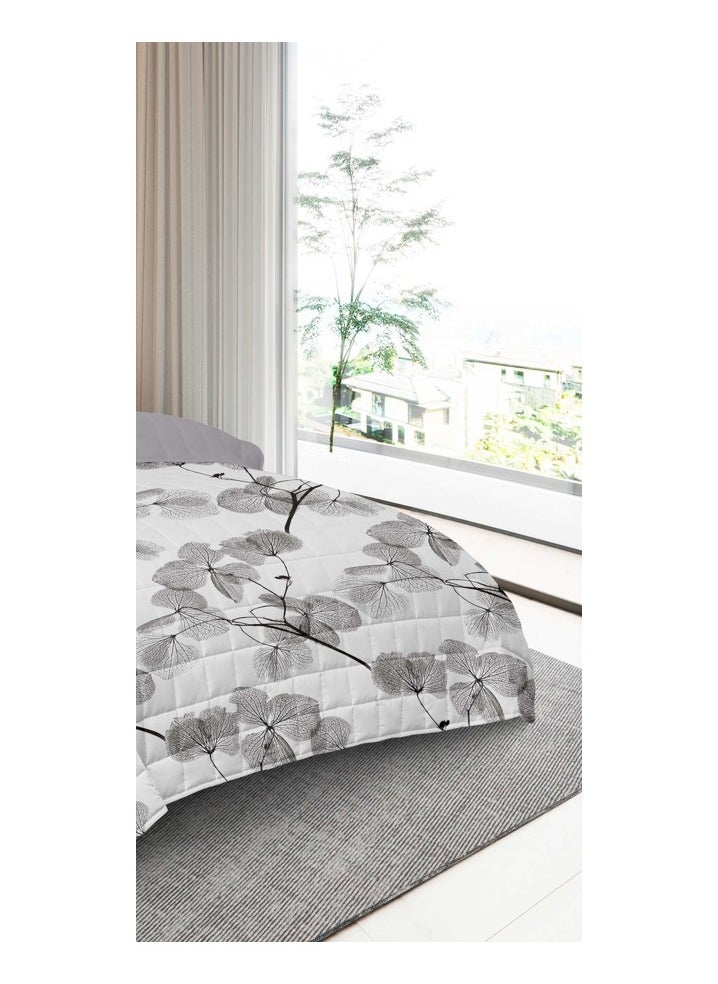 Red Rose A practical summer double bed sheet with a printed design to suit your room's decor, made of microfiber, measuring 230*250cm.  - Image 4