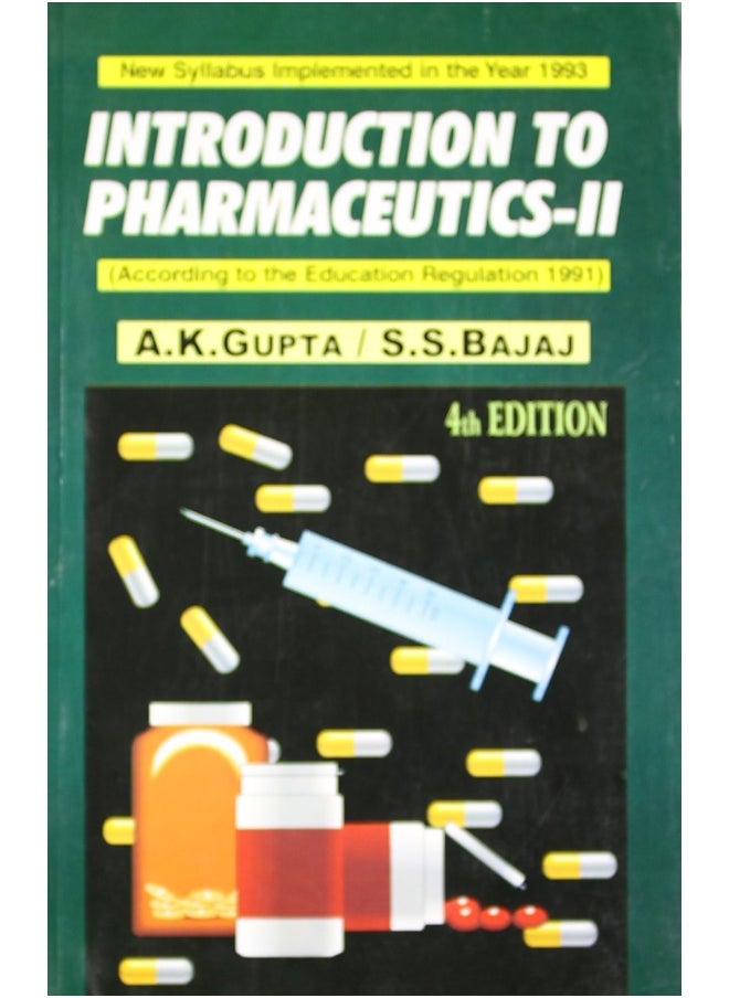Introduction To Pharmaceutics Ii 4Ed (Pb 2019) 