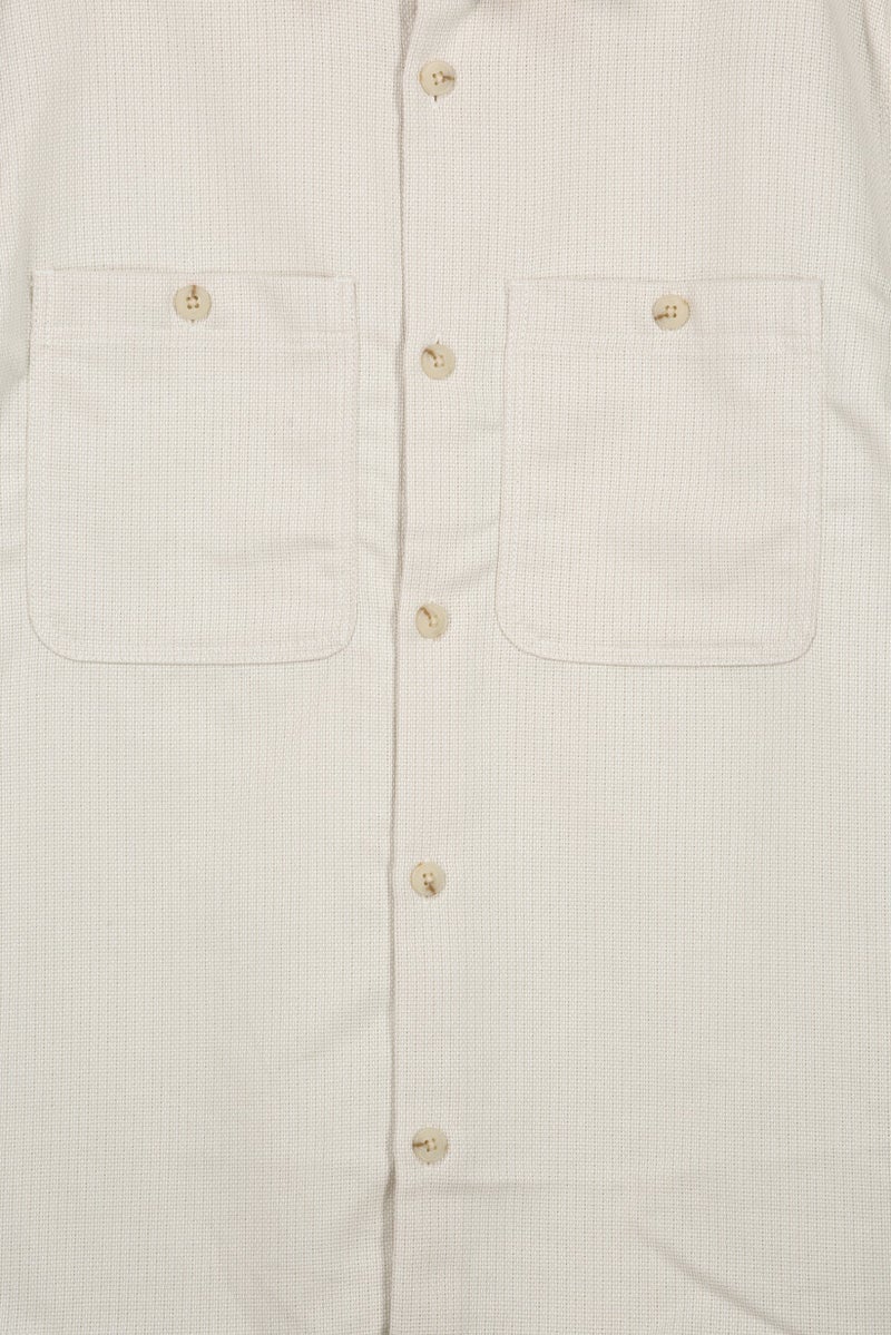 JACK & JONES Men Premium Fit Textured Long Sleeve Casual Shirt, Beige - Image 5