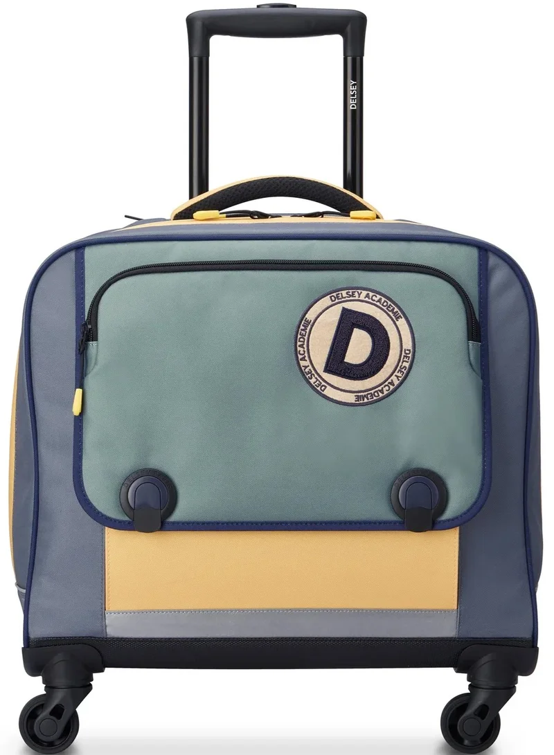 DELSEY Paris BTS 2023 - 4 Wheel Horizontal Schoolbag Trolley 15.6" - Cactus