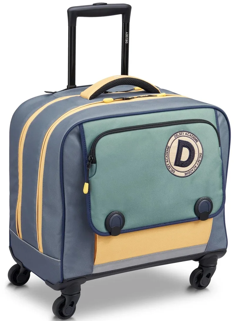 DELSEY Paris BTS 2023 - 4 Wheel Horizontal Schoolbag Trolley 15.6" - Cactus