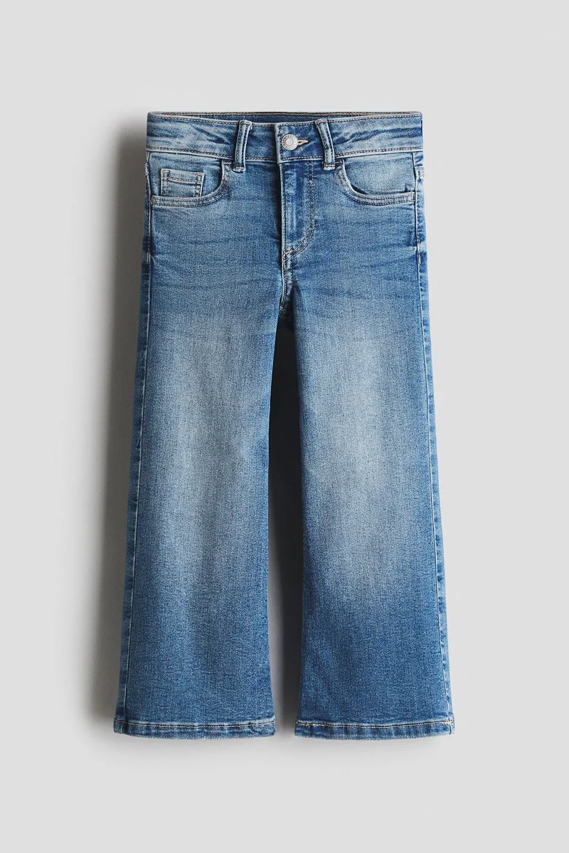 اتش اند ام جينز فائق المرونة بساق عريضة