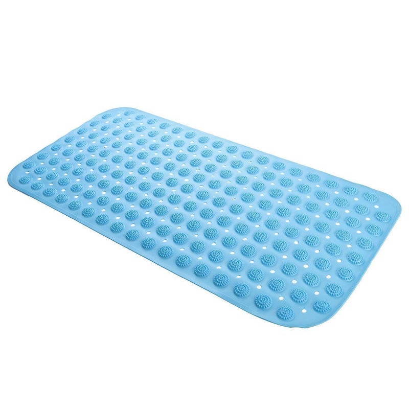 Mitravadan Chhotu NonSkid PVC Stone Powerful AntiBacterial Suction Cup Bathtub Rectangle Shower Mat Sky Size 70x 40 cm - Image 2