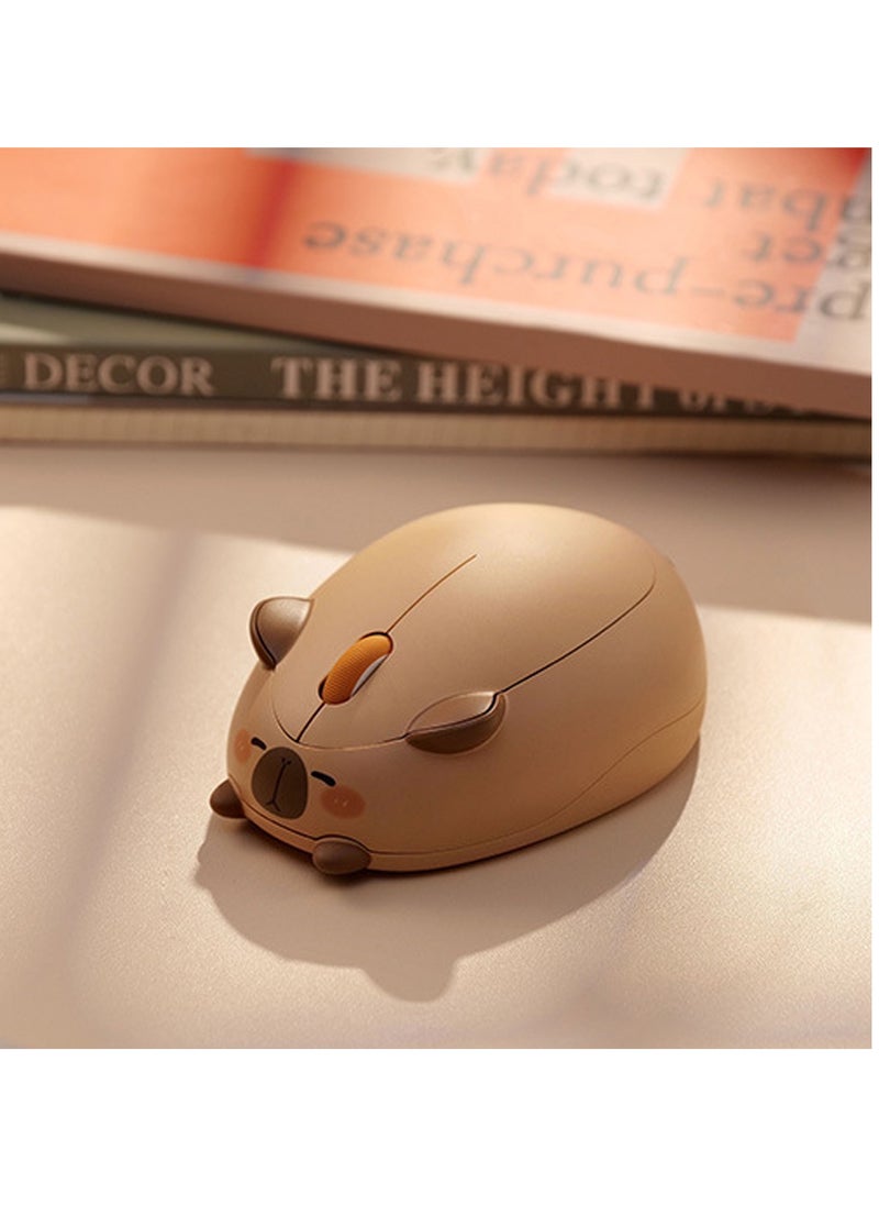 SYOSI - Wireless Gaming Mouse Capybara, 2.4G GHz with a USB Receiver, Cute Optical Cordless Cartoon Mice for Computer/Laptop/Desktop/PC/iPad, Compatible with Mac/Win - Image 1