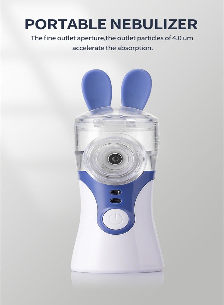 MAANGE Mesh nebulizer, 2 modes handheld nebulizer, rechargeable nebulizer for respiratory therapy - Image 2
