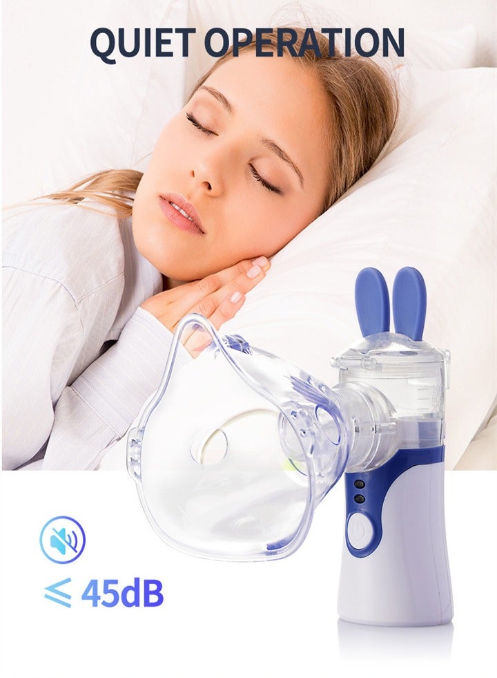 MAANGE Mesh nebulizer, 2 modes handheld nebulizer, rechargeable nebulizer for respiratory therapy - Image 4