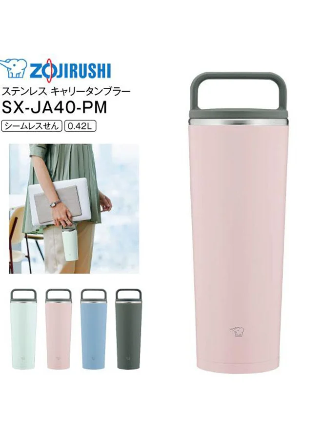 Zojirushi Stainless Vacuum Insulated Carry Tumbler 0.40L Vintage Rose