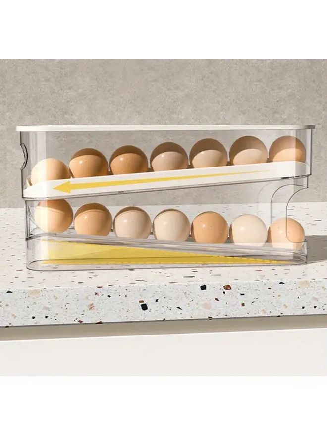 2pcs Plastic Stainless Steel Egg Holder Set With Double Ended Opener Slide Proof - Image 5