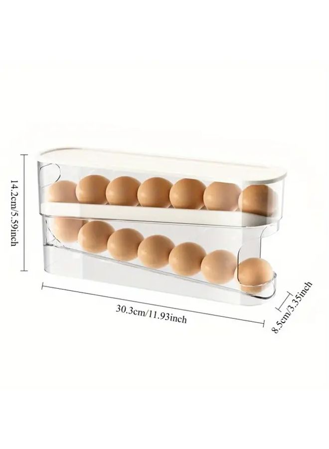 2pcs Plastic Stainless Steel Egg Holder Set With Double Ended Opener Slide Proof - Image 4