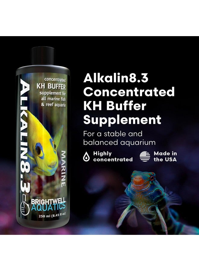Brightwell Aquatics - Alkalin8.3 Concentrated KH Buffer Supplement - for All Marine Fish and Reef Aquaria - Aquarium Water Treatments, 8.45 fl oz - Image 2