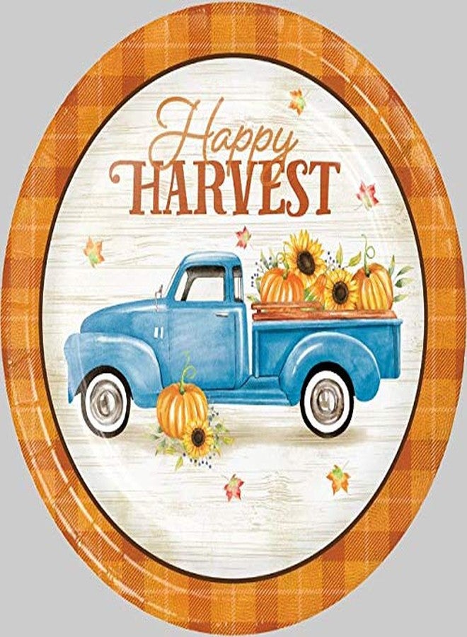 CREATIVE CONVERTING Happy Harvest Fall Paper Plates, 8 ct - Image 1