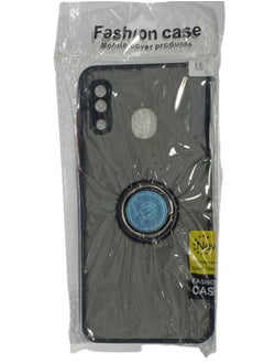 erorex Protective Case Cover For Samsung A20 With Magnetic Ring Holder Black  - Image 2