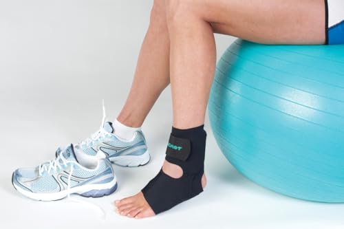 Aircast دعامة كاحل Aircast AirHeel مع مثبتات، كبير - Image 4