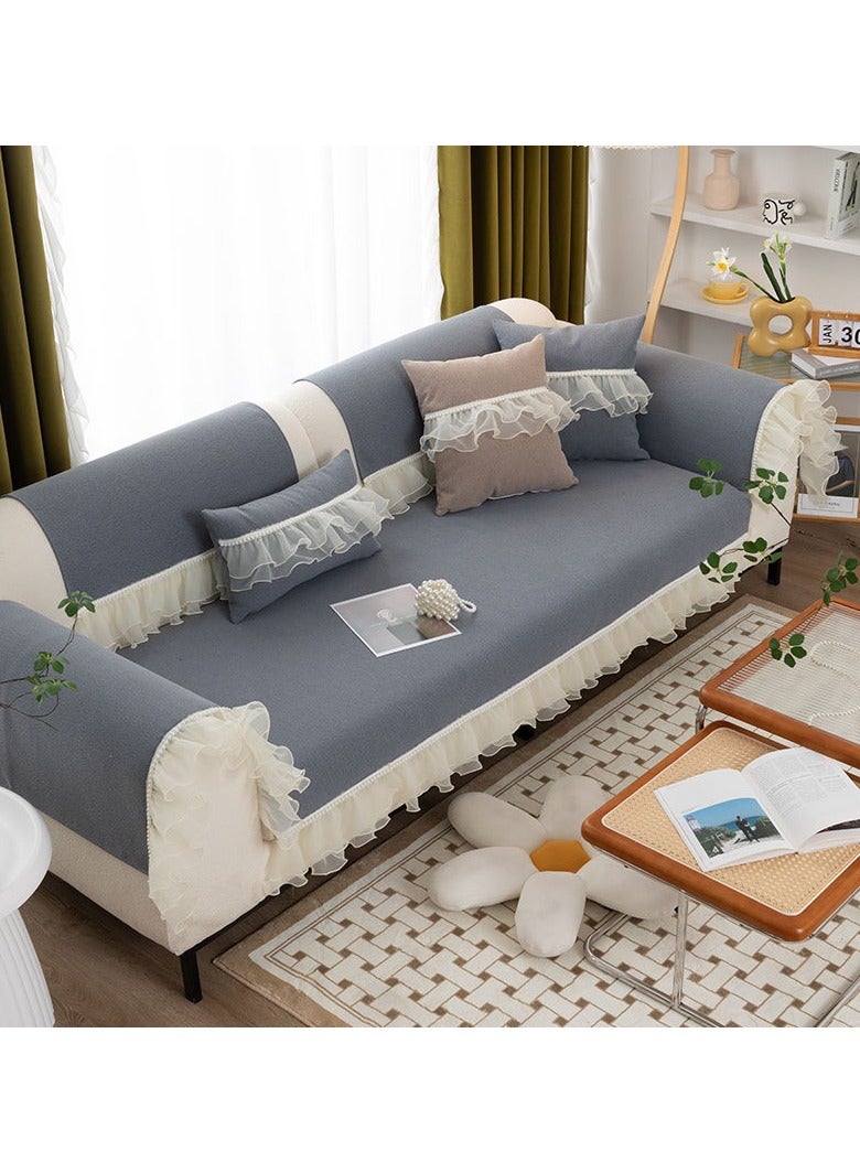 KUYING New Four Seasons Universal Chenille Sofa Cushion 70-180cm 