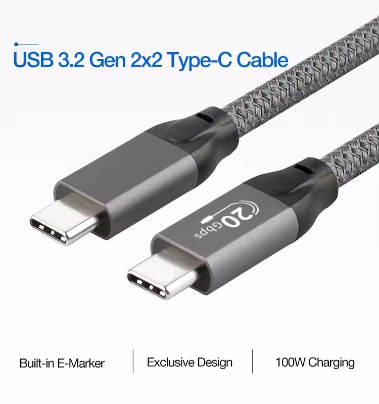 ienza USB C to USB C High Speed Data Transfer, Video, Display, Monitor, Docking Station Cable for MacBook, Laptop, PC, HP, MNN, KYY, ARZOPA, InnoView, UPERFECT, c-Force, ReHisk, ViewSonic, VisionOwl & More - Image 5
