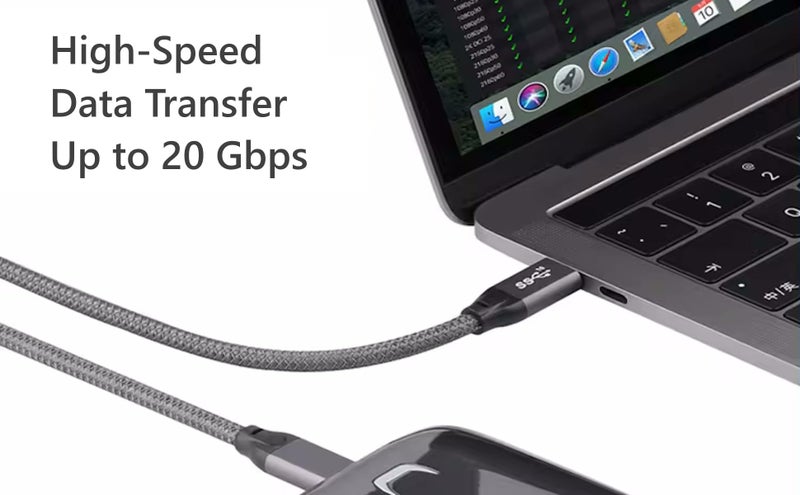 ienza USB C to USB C High Speed Data Transfer, Video, Display, Monitor, Docking Station Cable for MacBook, Laptop, PC, HP, MNN, KYY, ARZOPA, InnoView, UPERFECT, c-Force, ReHisk, ViewSonic, VisionOwl & More - Image 4