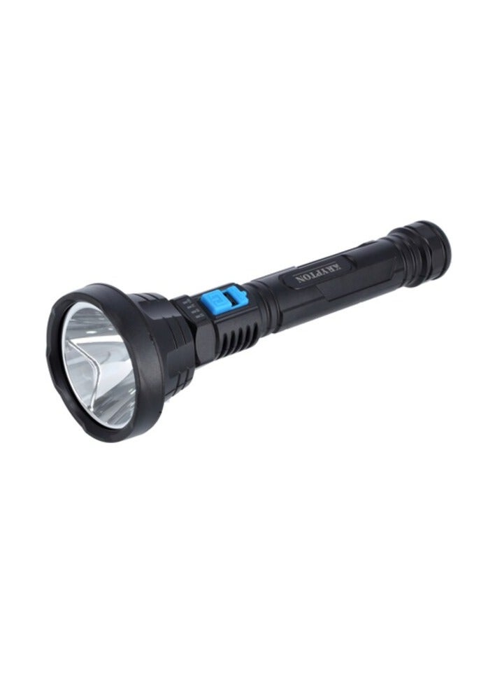 KRYPTON Krypton Rechargeable LED Flashlight, Cree LED, KNFL5164, ABS Body, 6800mAh Lithium-Ion Battery, Aluminium Alloy Light Reflector Cup, 5000m Distance Range - Image 2