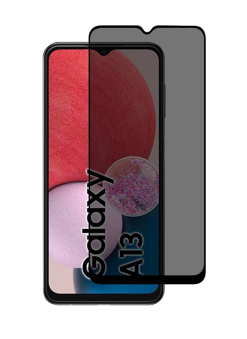 we3 Tempered Glass Screen Protector Anti-Spy Privacy Designed For Samsung Galaxy A13 4G Full Screen Coverage And Bubble Free  - Image 1