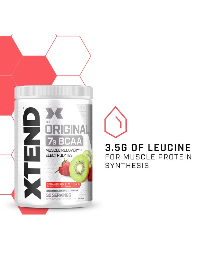 SCIVATION Xtend The Original 7G BCAA Muscle Recovery + Electrolytes, Strawberry Kiwi Splash Flavor - 30 Servings - Image 3