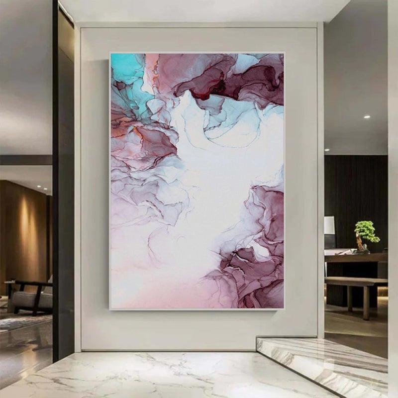 Marktna Abstract Art Canvas Painting with Hollow Frame (120x80) 1 Piece - Image 2