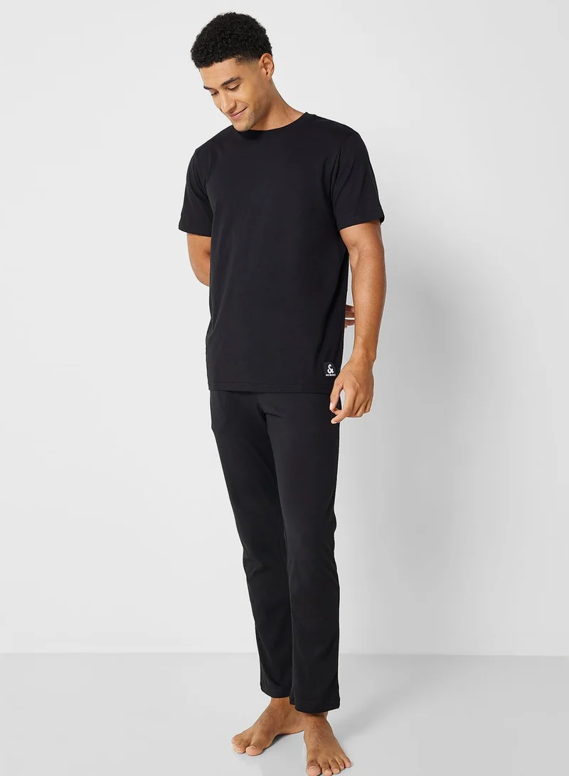 JACK & JONES Essential Crew Neck T-Shirt & Pants