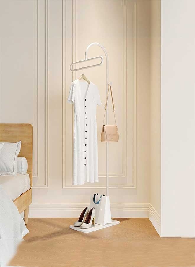 رَوَائِد علاقة معاطف قائمة بذاتها بقاعدة من لوح رخامي، رف ملابس معدني قوي وثابت للملابس والقبعات والحقائب، شماعة واقفة للممر، غرفة النوم، الممرات، الحمام وغرفة المعيشة - Image 3