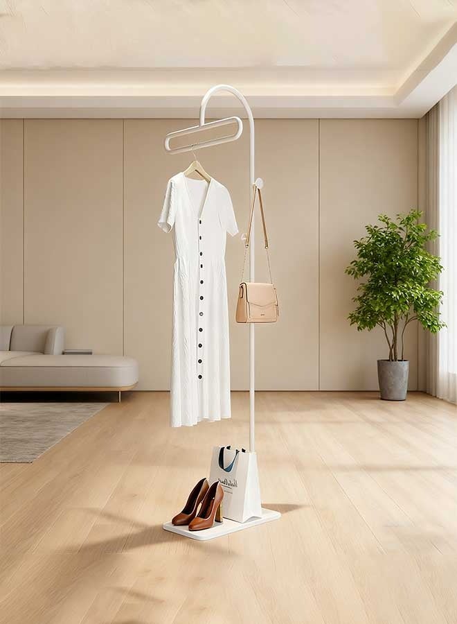 رَوَائِد علاقة معاطف قائمة بذاتها بقاعدة من لوح رخامي، رف ملابس معدني قوي وثابت للملابس والقبعات والحقائب، شماعة واقفة للممر، غرفة النوم، الممرات، الحمام وغرفة المعيشة - Image 5