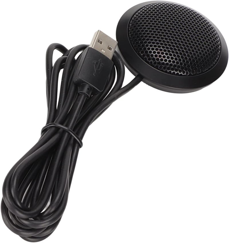 ميكروفون USB مصغر لسطح المكتب، ميكروفون مؤتمرات محمول مع تقليل الضوضاء، ميكروفون كمبيوتر شامل 360 درجة لأجهزة الكمبيوتر المحمولة والألعاب والبث المباشر - Image 3