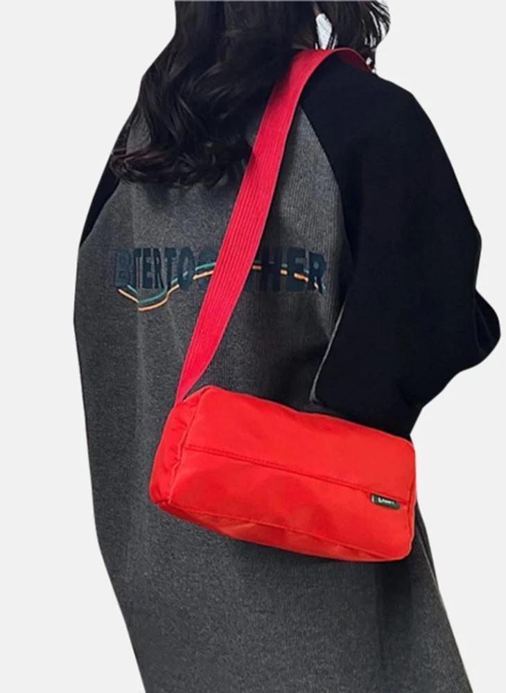 YUNIQEE Red Plain Lifestyle Sling Bag