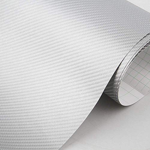 Vadda 4pcs Carbon Fibre Sticker Car Door Sill Scuff Guard, Welcome Pedal Protect, Anti-Kick Scratch for Cars Doors (Grey) - Image 1