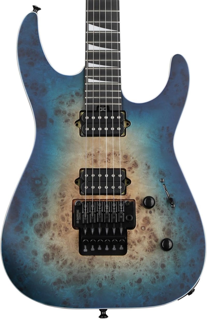 Jackson MJ Series Dinky DKRP Electric Guitar  Transparent Blue Burst