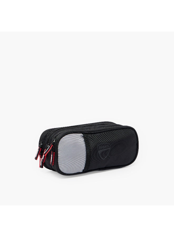 Ducati Pencil Case-9 Inch-3 Cmpt-1.35 L- (Polyester) \ 23.5X10X5.5 - Image 4