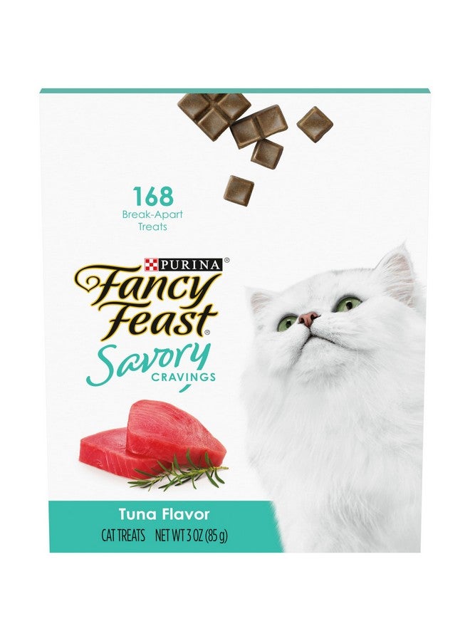 Fancy Feast Y Feast Limited Ingredient Cat Treats, Savory Cravings Tuna Flavor  3 Oz. Box - Image 1