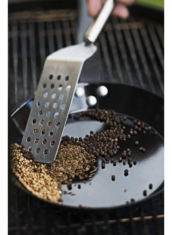 Rosle Stainless Steel Perforated Angled Spatula, 12.6-inch - Image 2