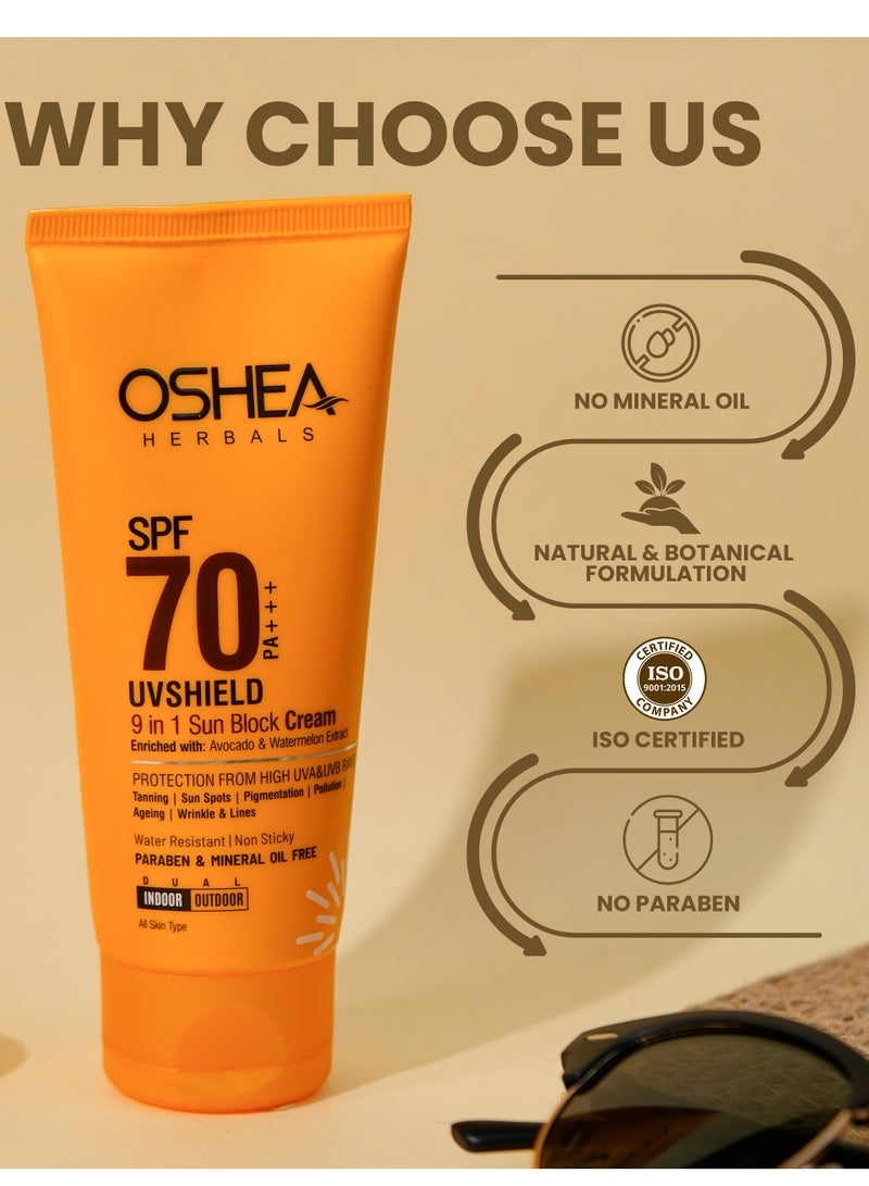 OSHEA Herbals UV Shield Sun Block Gel SPF 70 60 g - Image 4