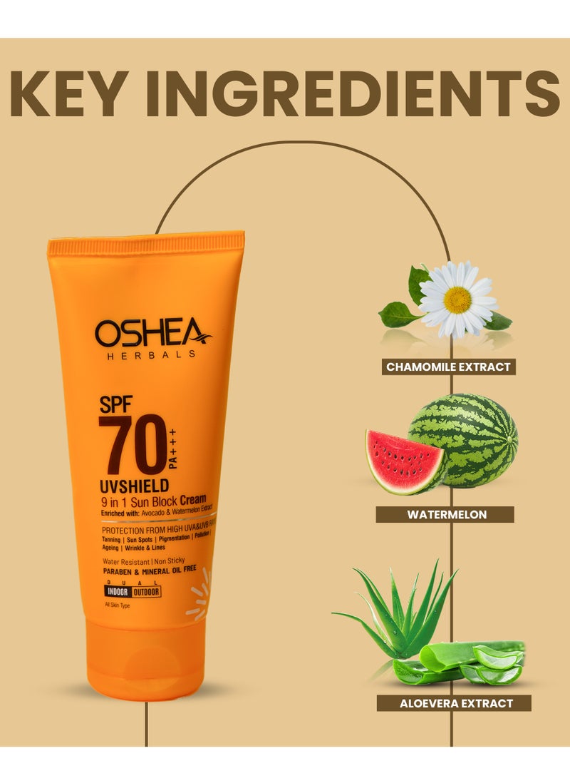 OSHEA Herbals UV Shield Sun Block Gel SPF 70 60 g - Image 3