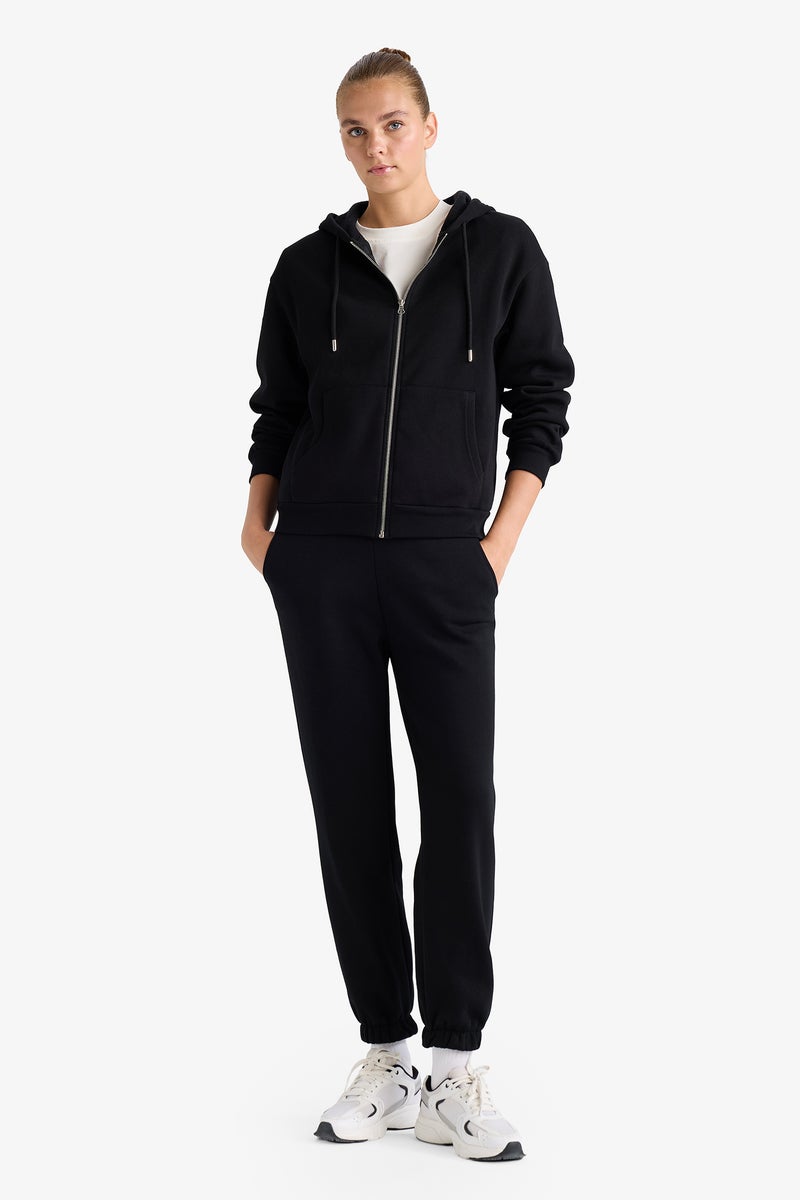 ديفاكتو بنطلون سويت بانتس سادة تقيل جوجر فيت - Image 1