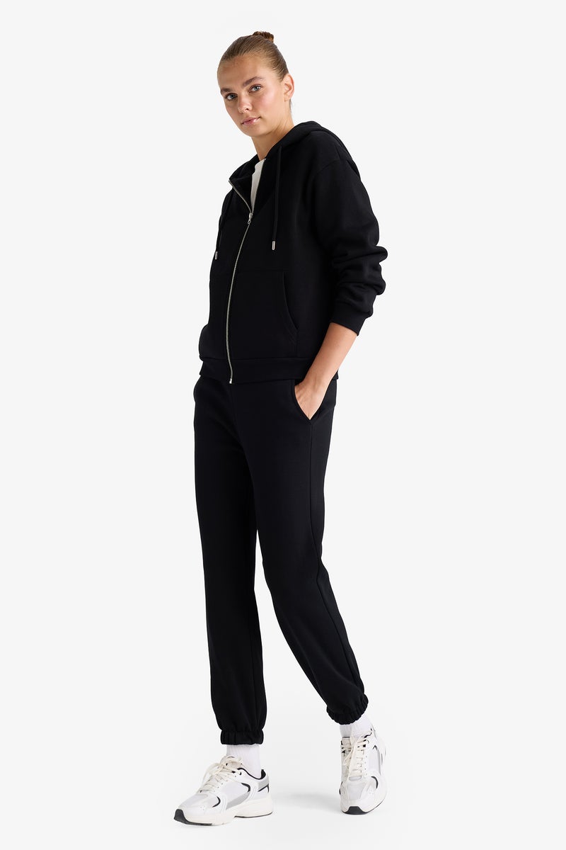 ديفاكتو بنطلون سويت بانتس سادة تقيل جوجر فيت - Image 2